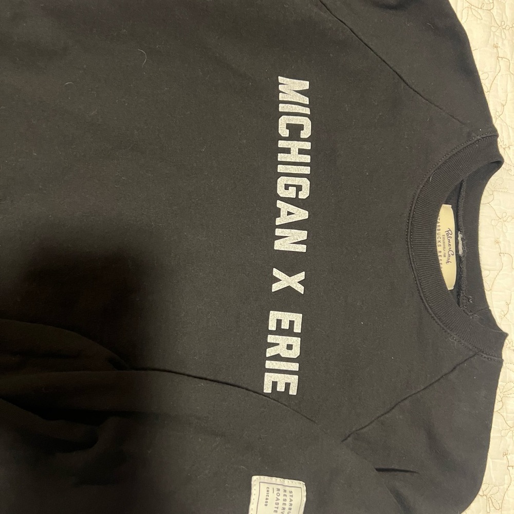 Starbucks Chicago Black Sweatshirt Hoodie